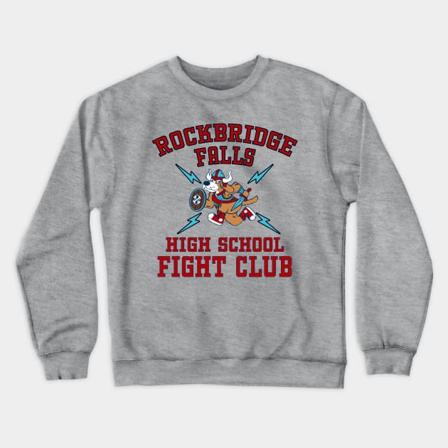 Girls Self Defense Club Crewneck Sweatshirt by Signal Fan Lab
